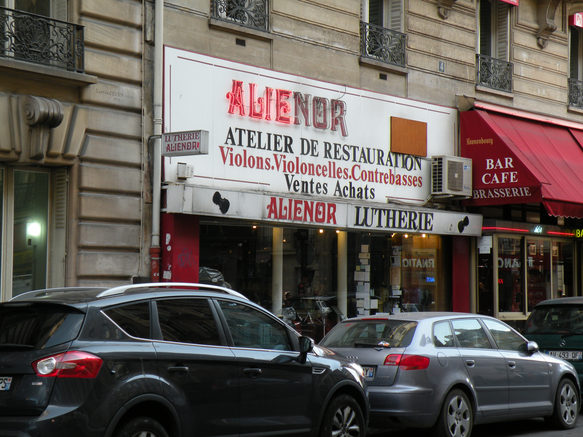  Alienor, atelier de restauration, violons, violoncelles, contrebasses
